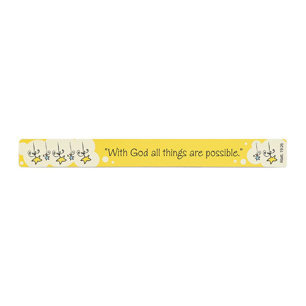 All Things are Possible Yellow Magnetic Strip