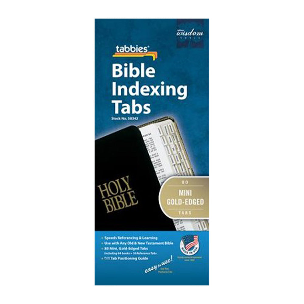 Bible Tabbies, Gold, Mini