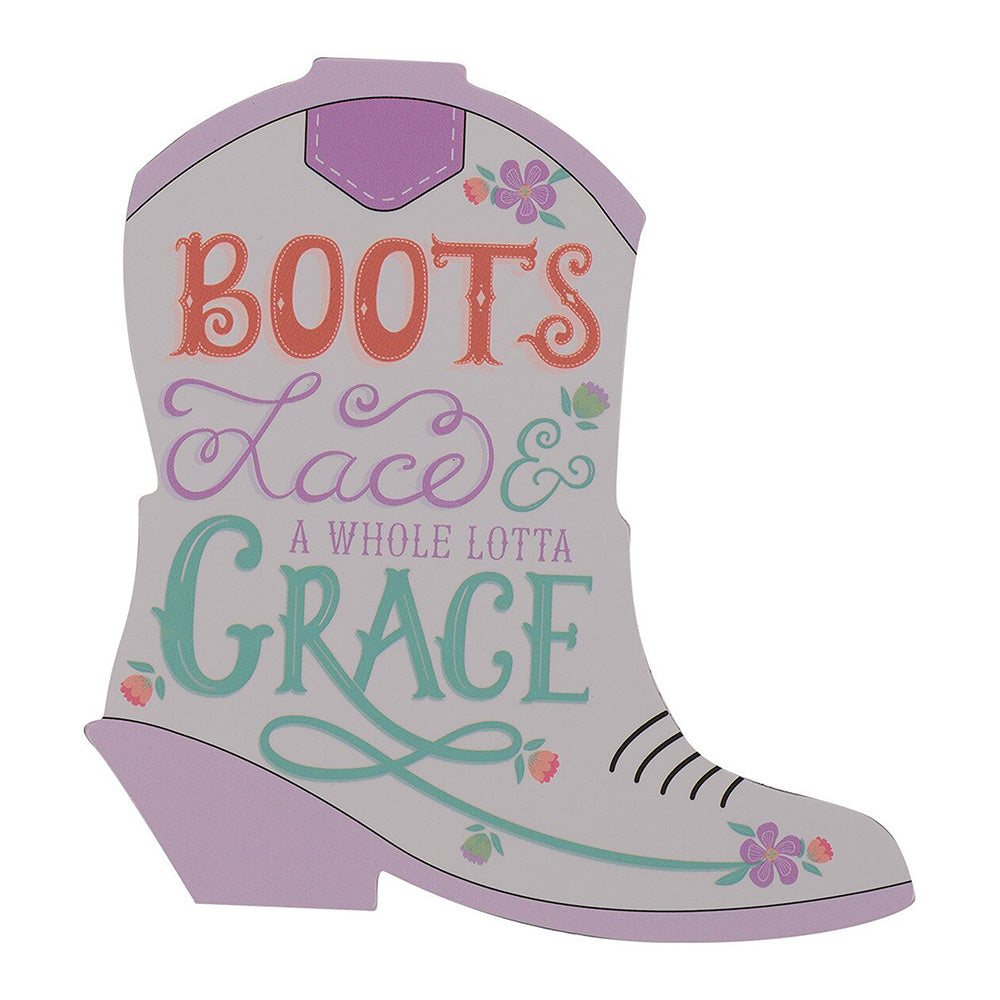 Boots, Lace, and Grace Magnet