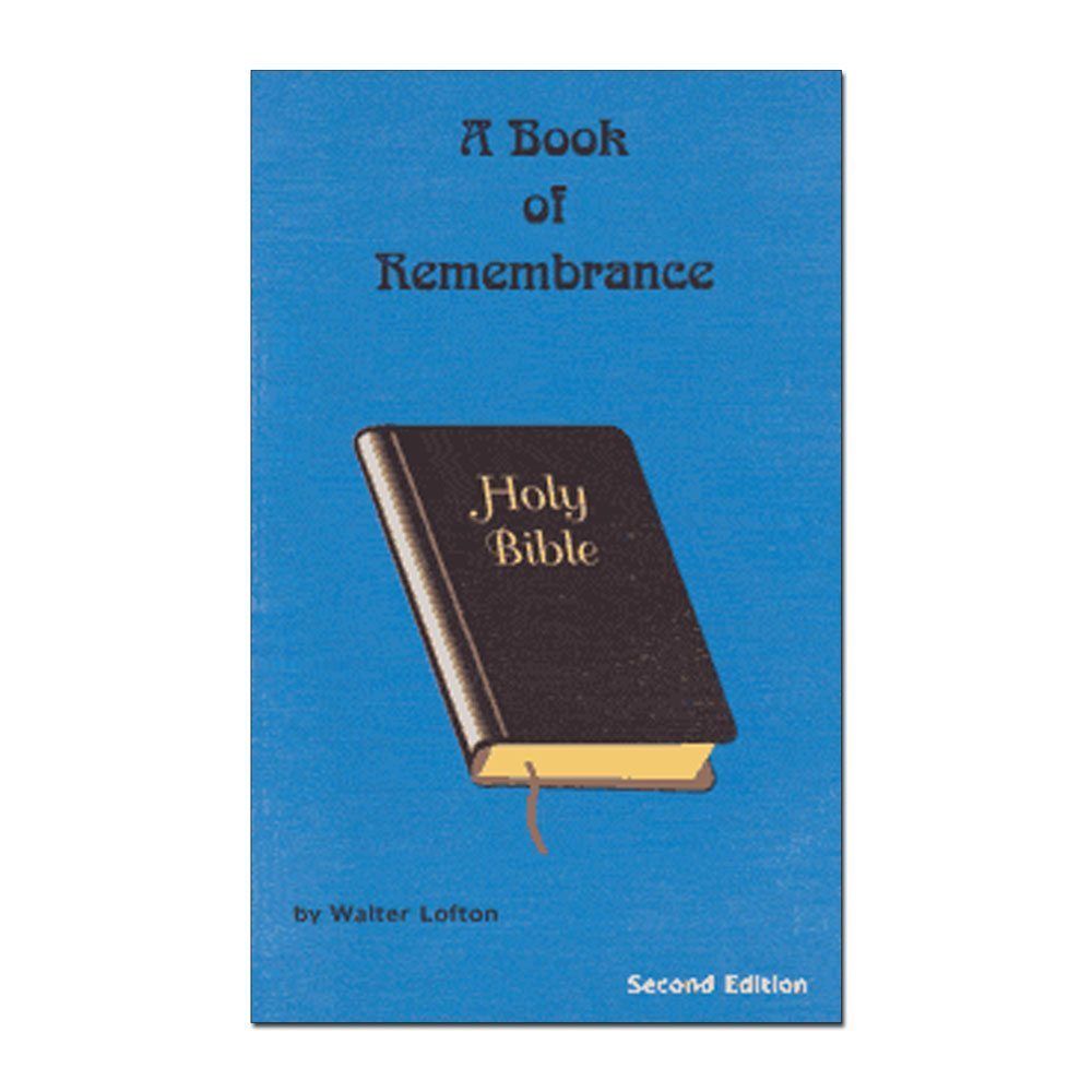 A Book of Remembrance