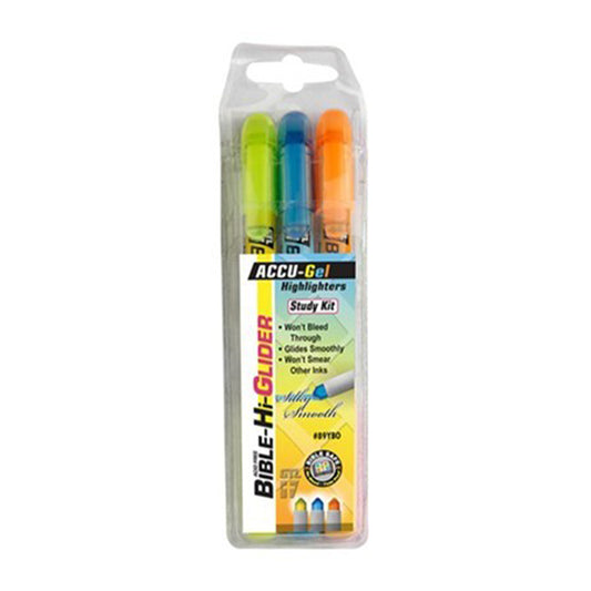 Accu-Gel Bible Highliter 3 Pack