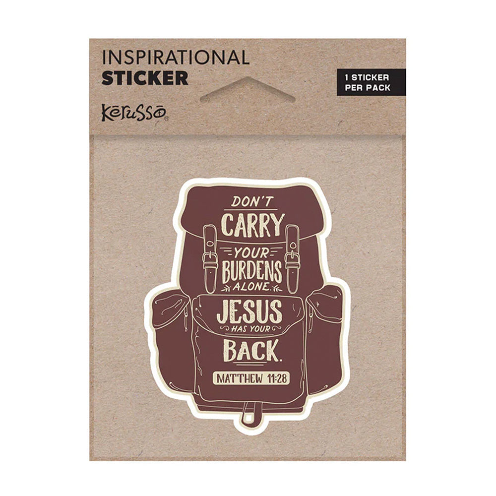 Backpack Sticker – One Fold Bookstore