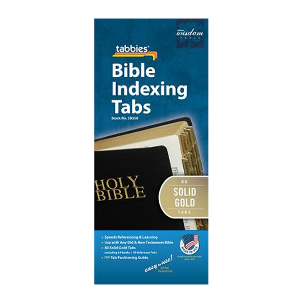 Bible Tabbies, Gold, Regular Size, 50th Anniversary Edition