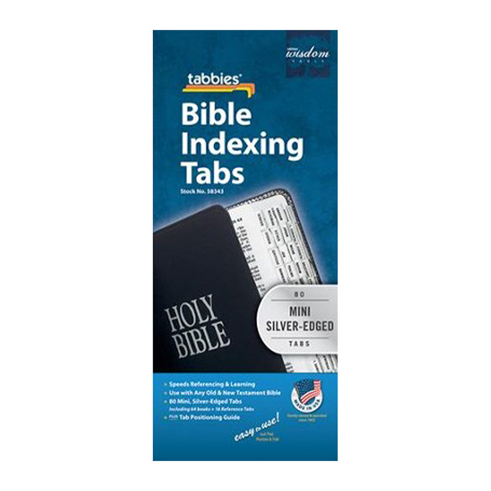 Bible Tabbies, Silver, Mini