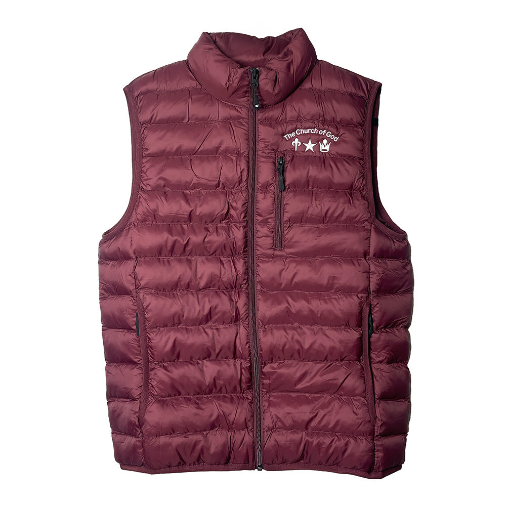Church Logo Puffer Vest - Mens