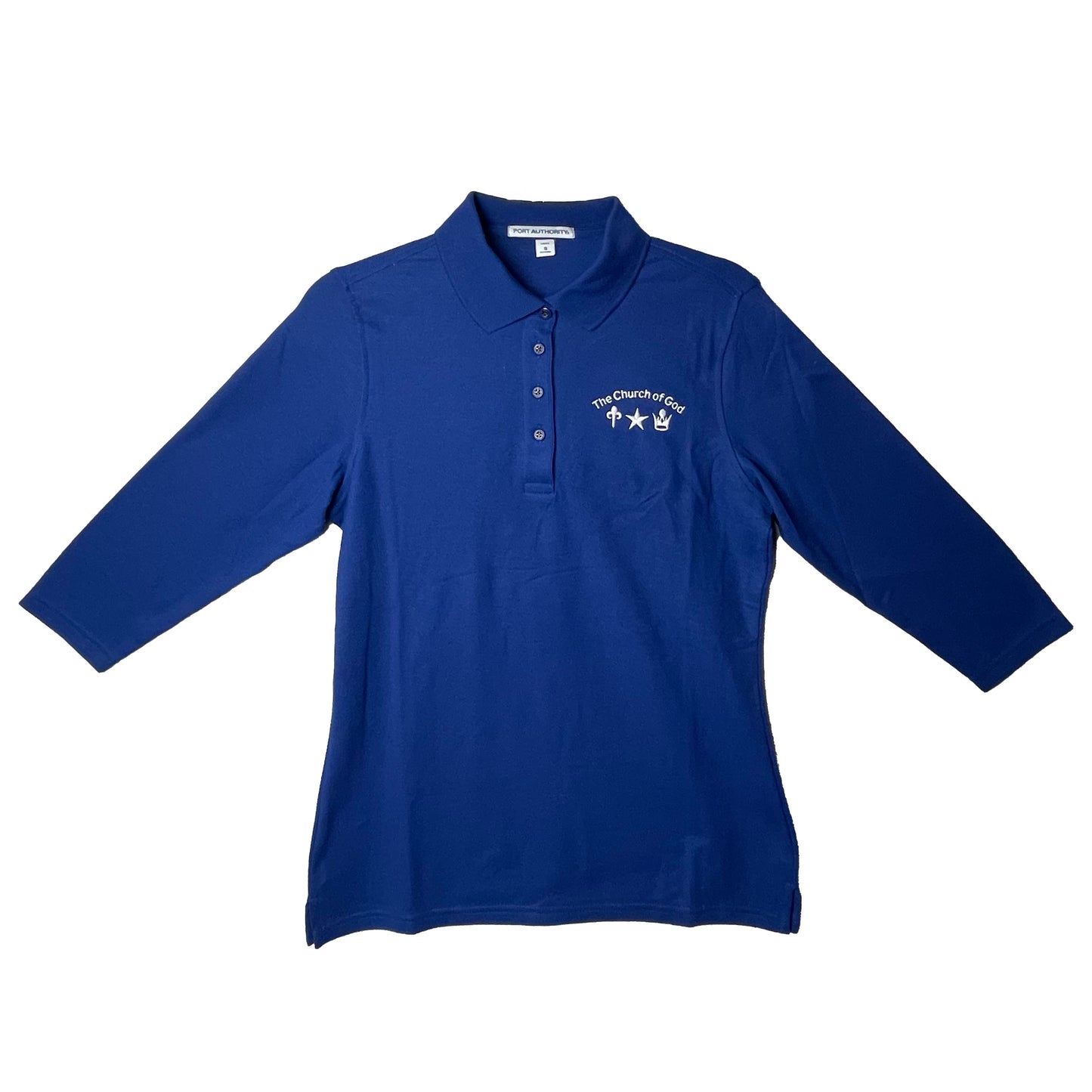 Church Logo Three Quarter Sleeve Polo