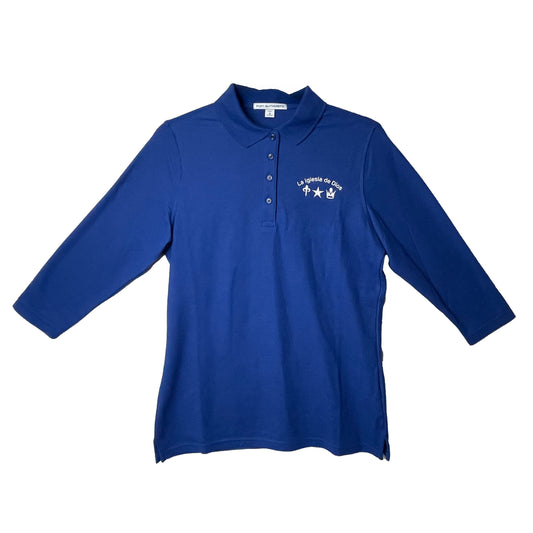 Church Logo Three Quarter Sleeve Polo
