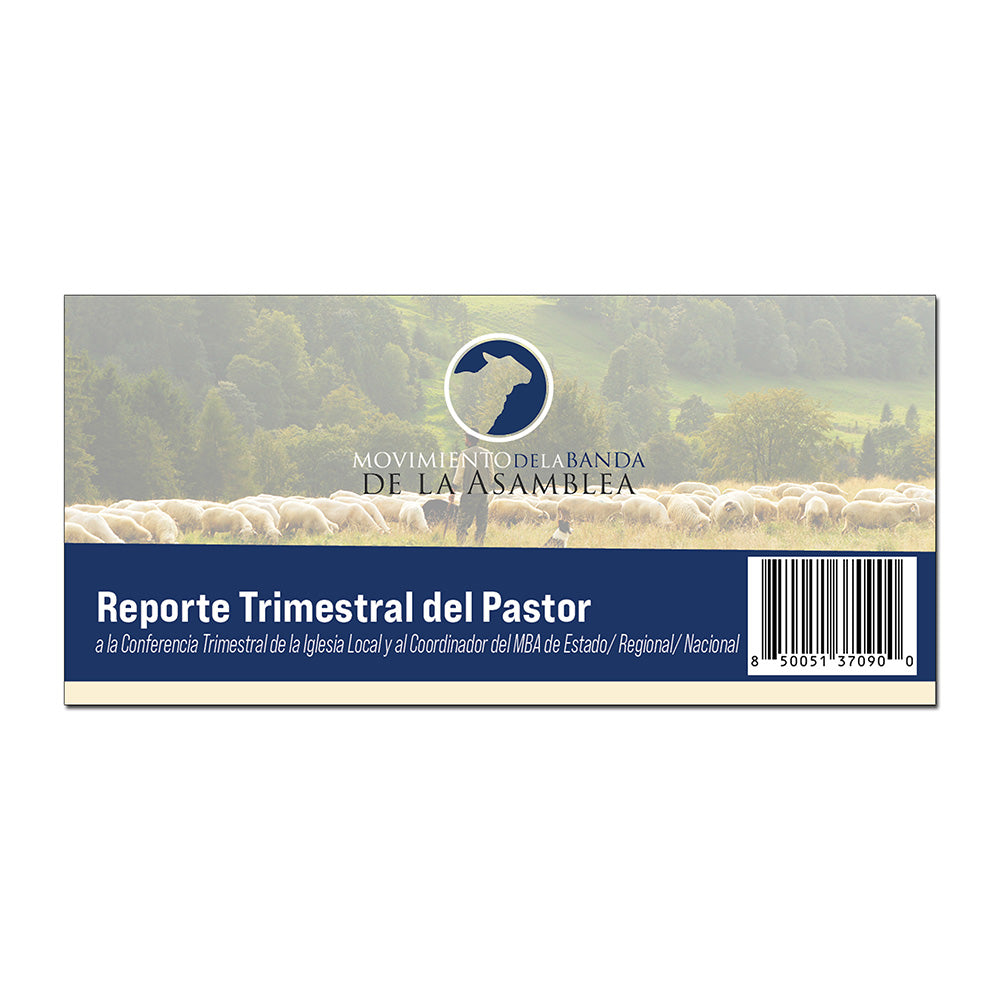 Pastor's Report Book