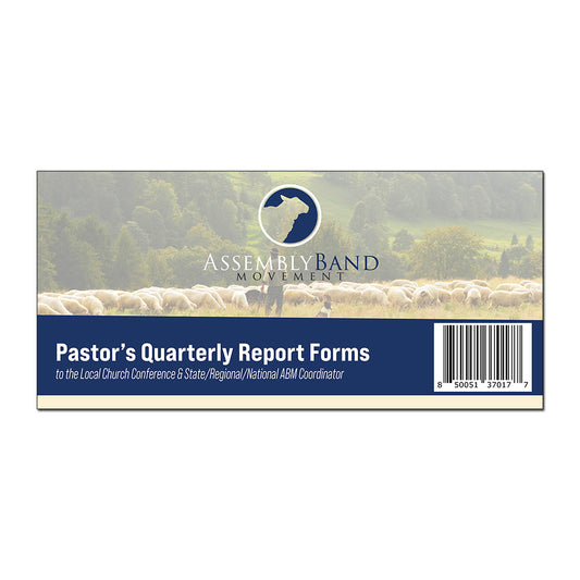 Pastor's Report Book