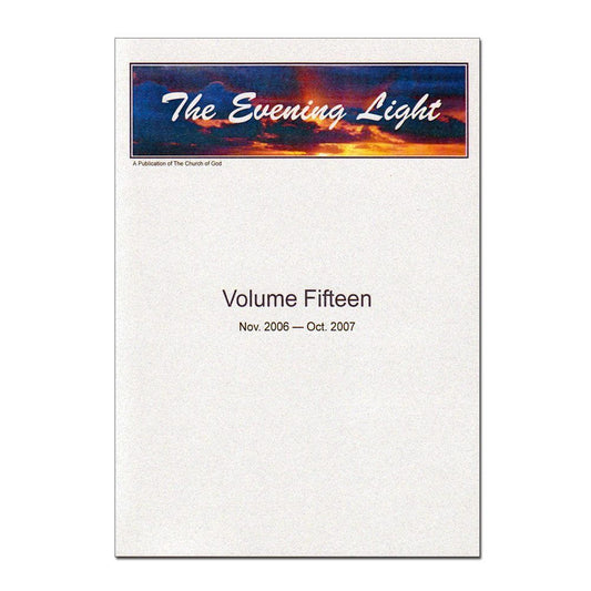 The Evening Light: Volume 15