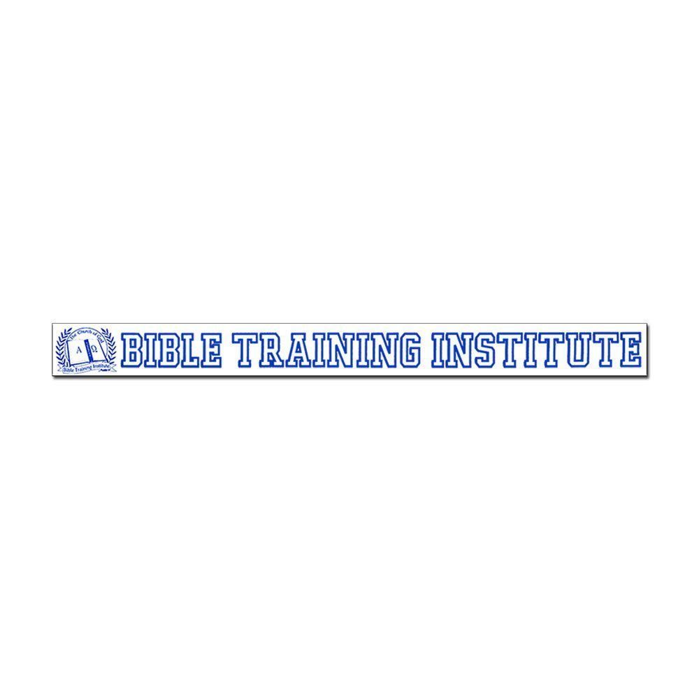 Bible Training Institute Window Cling