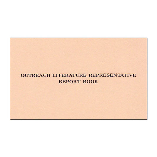 Outreach Literature Report Book