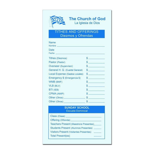 Tithes & Offering Envelopes