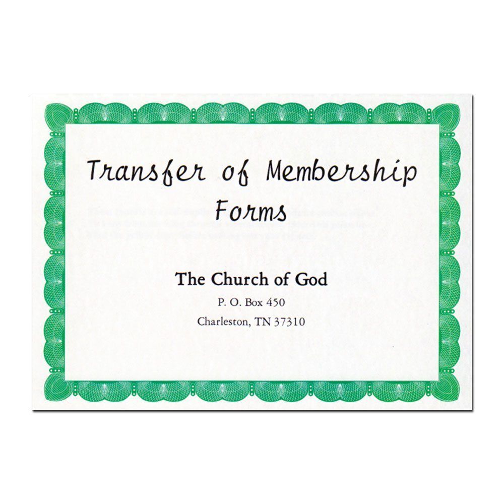 Membership Transfer Forms