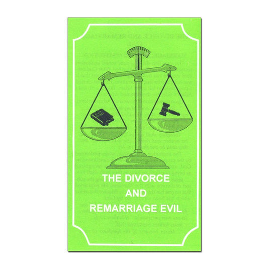Divorce and Remarriage Evil
