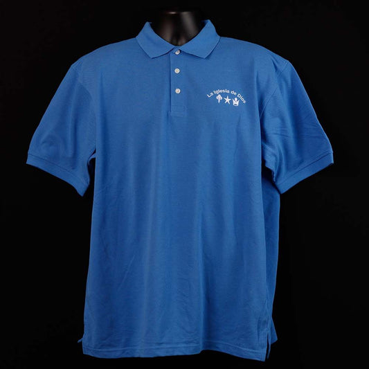 Church Logo Polo Shirt - Nautical Blue