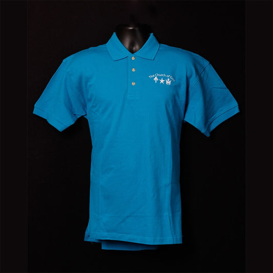 Church Logo Polo - Turquoise