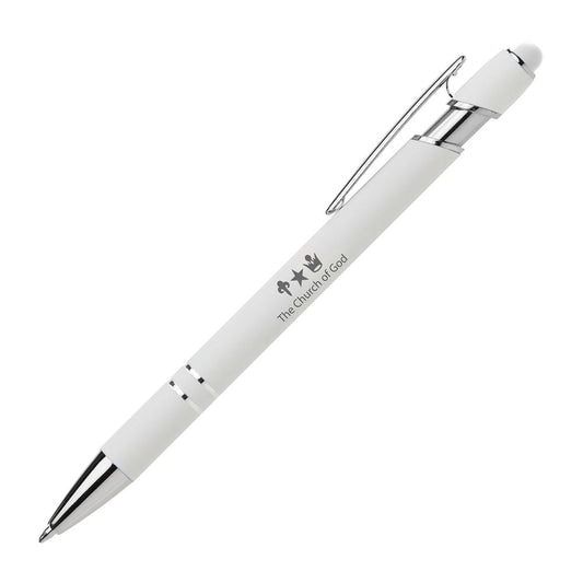 White Stylus Church Pen