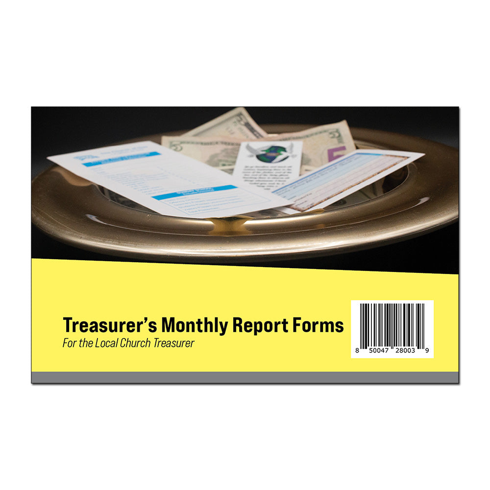 Local Treasurer's Monthly Report Book