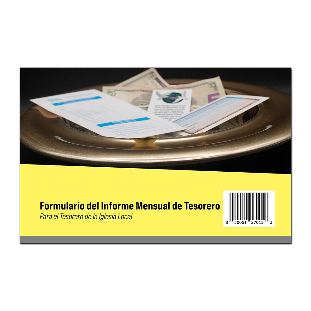 Local Treasurer's Monthly Report Book