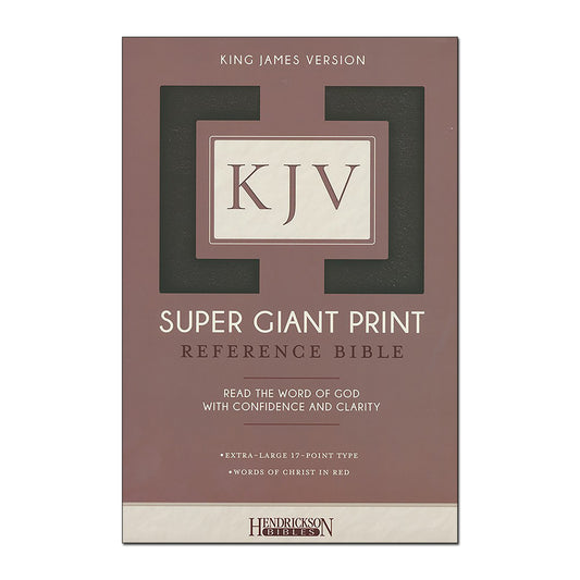 Hendrickson Super Giant Print Reference Bible