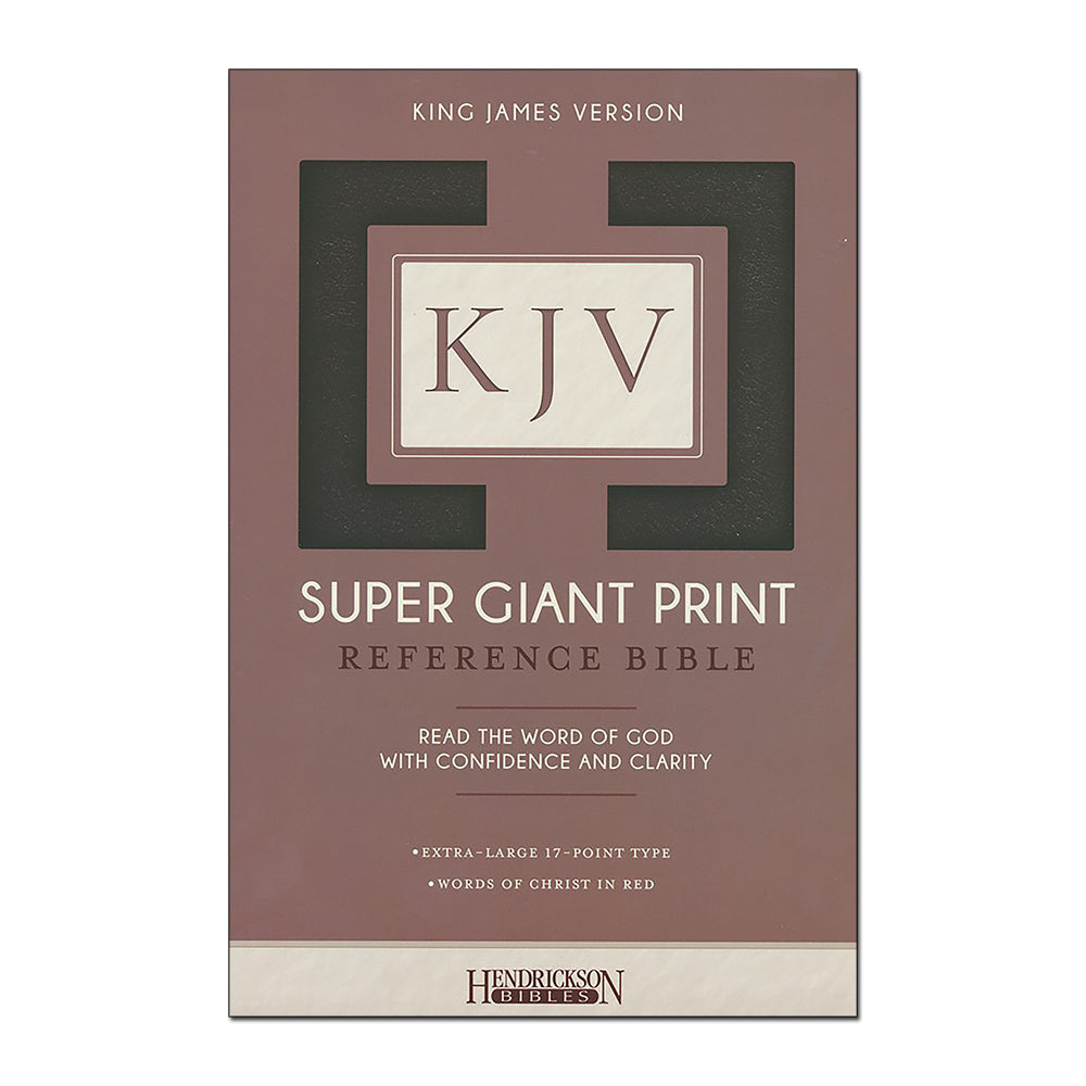 Hendrickson Super Giant Print Reference Bible