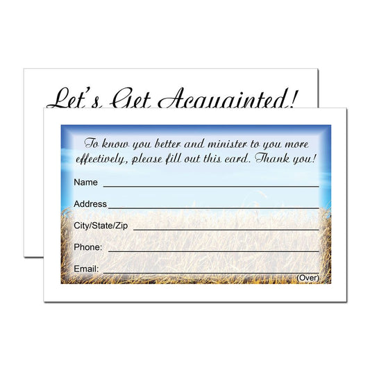 Visitors Cards